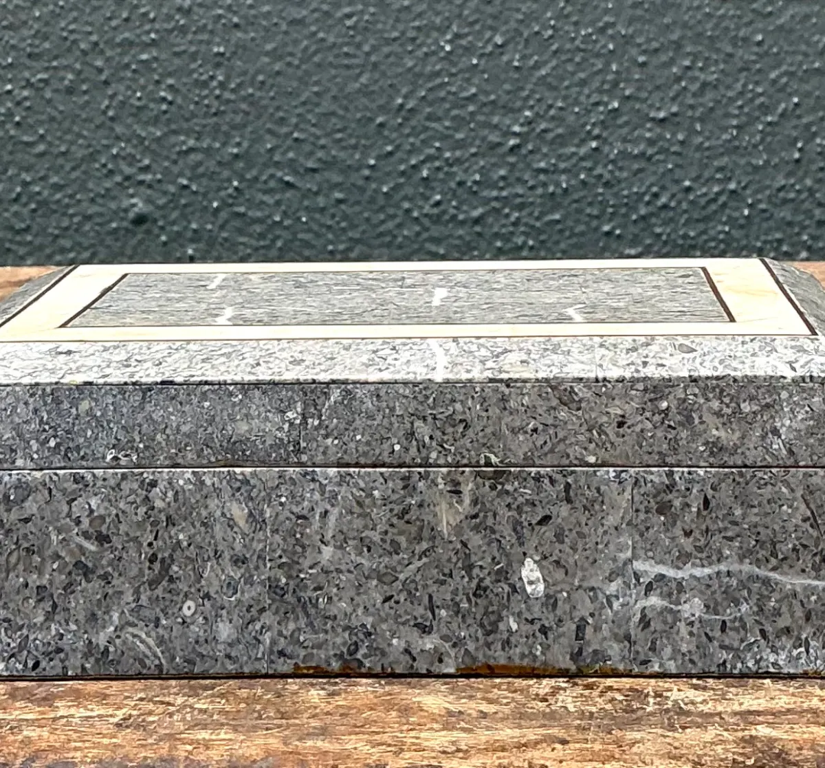 Vintage Tessellated Stone Trinket Box — additional photo 3