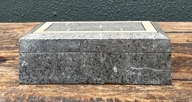 Vintage Tessellated Stone Trinket Box — additional photo 5