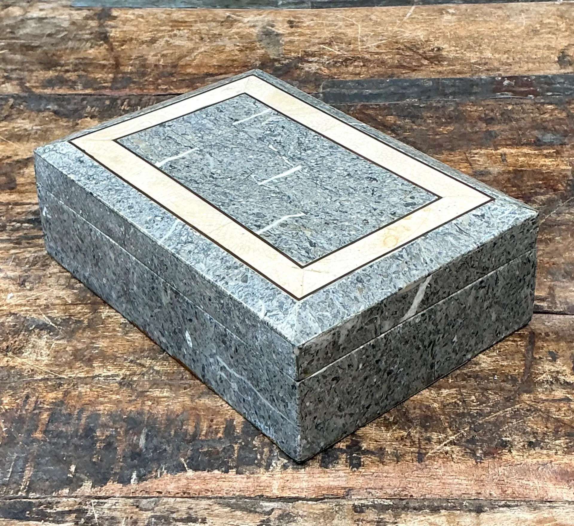 Vintage Tessellated Stone Trinket Box — additional photo 7