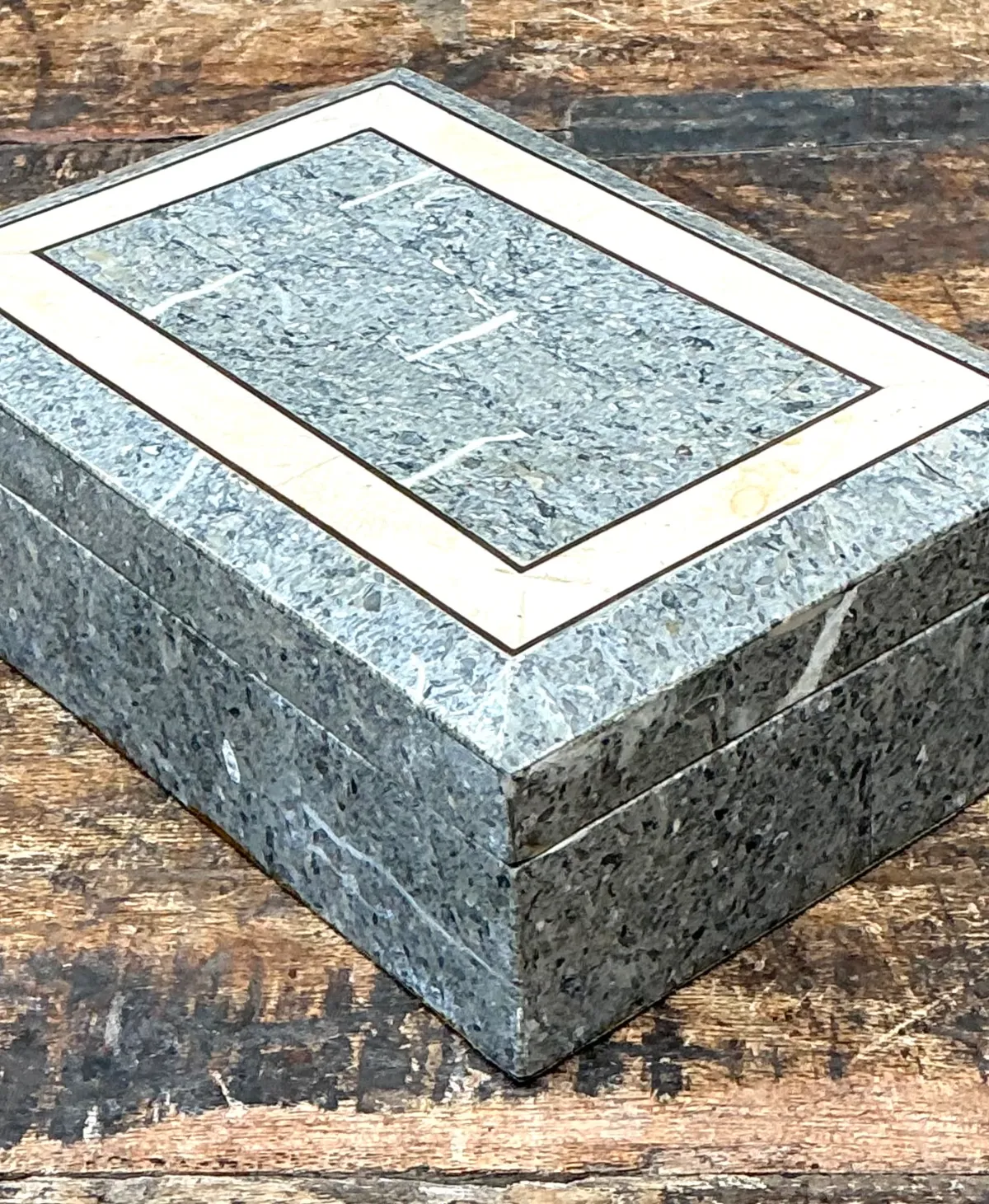 Vintage Tessellated Stone Trinket Box — additional photo 8