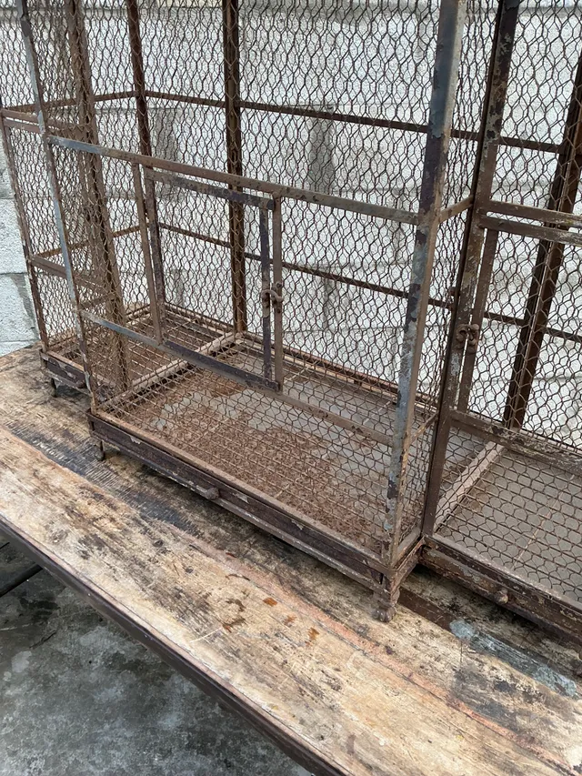 Vintage Monumental Architectural Wire Birdhouse — additional photo 6