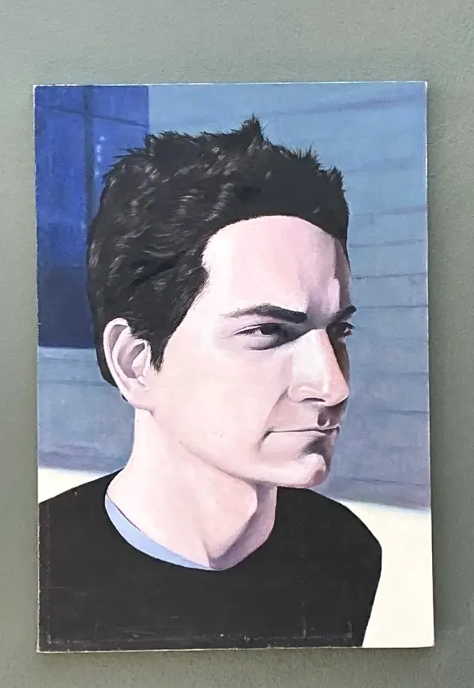 Vintage Original Oil Portrait on Canvas - Canvas, 31.75W x 45.25H — additional photo 6