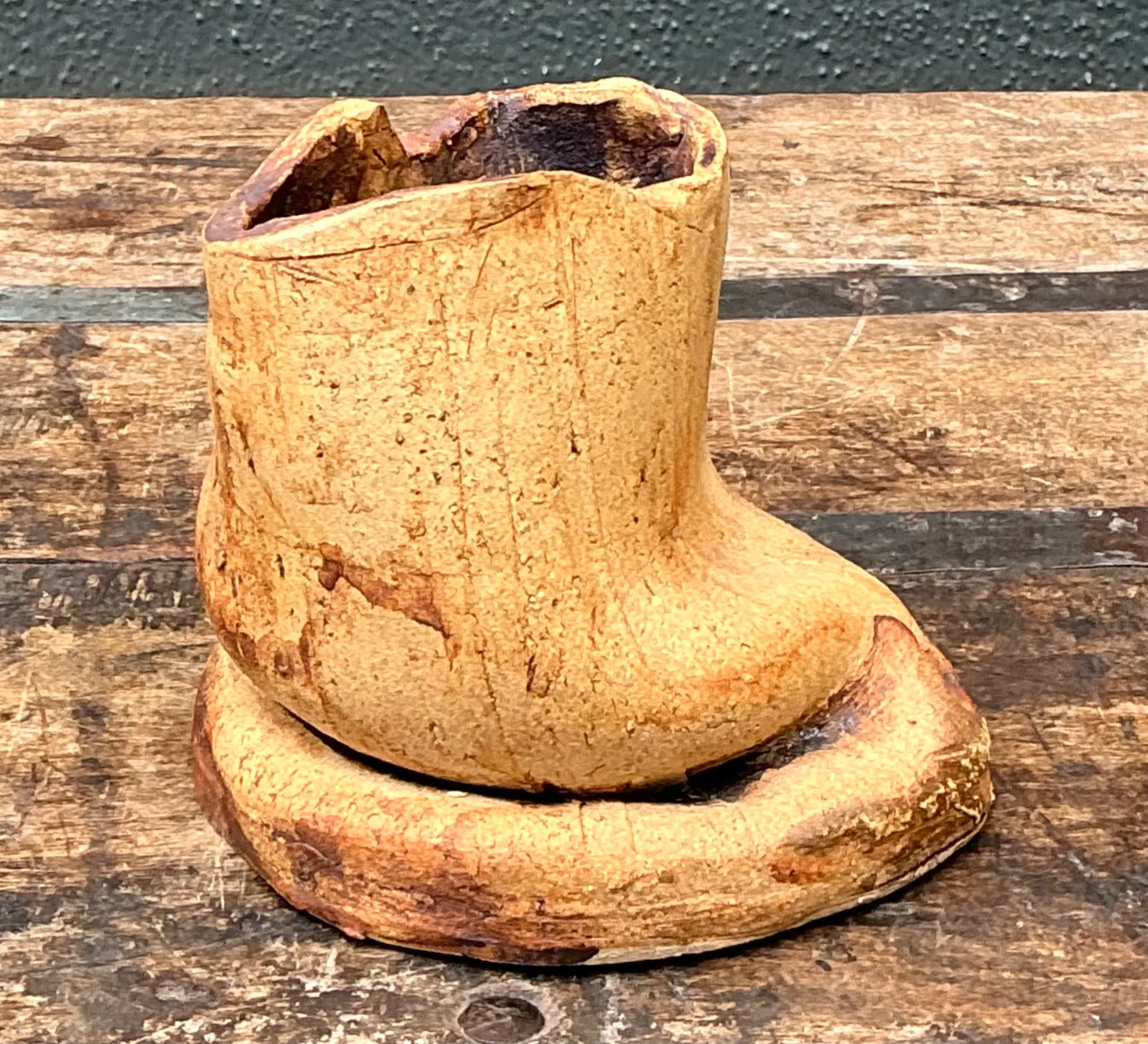 Vintage Organic Form Ceramic Vase — additional photo 2
