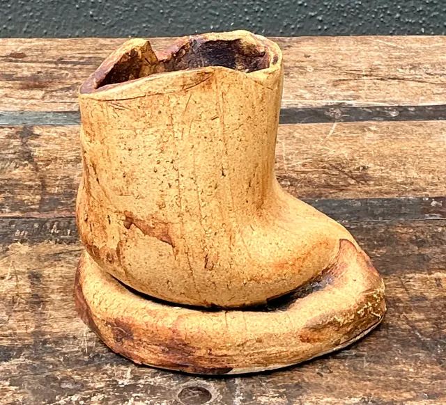 Vintage Organic Form Ceramic Vase — additional photo 2