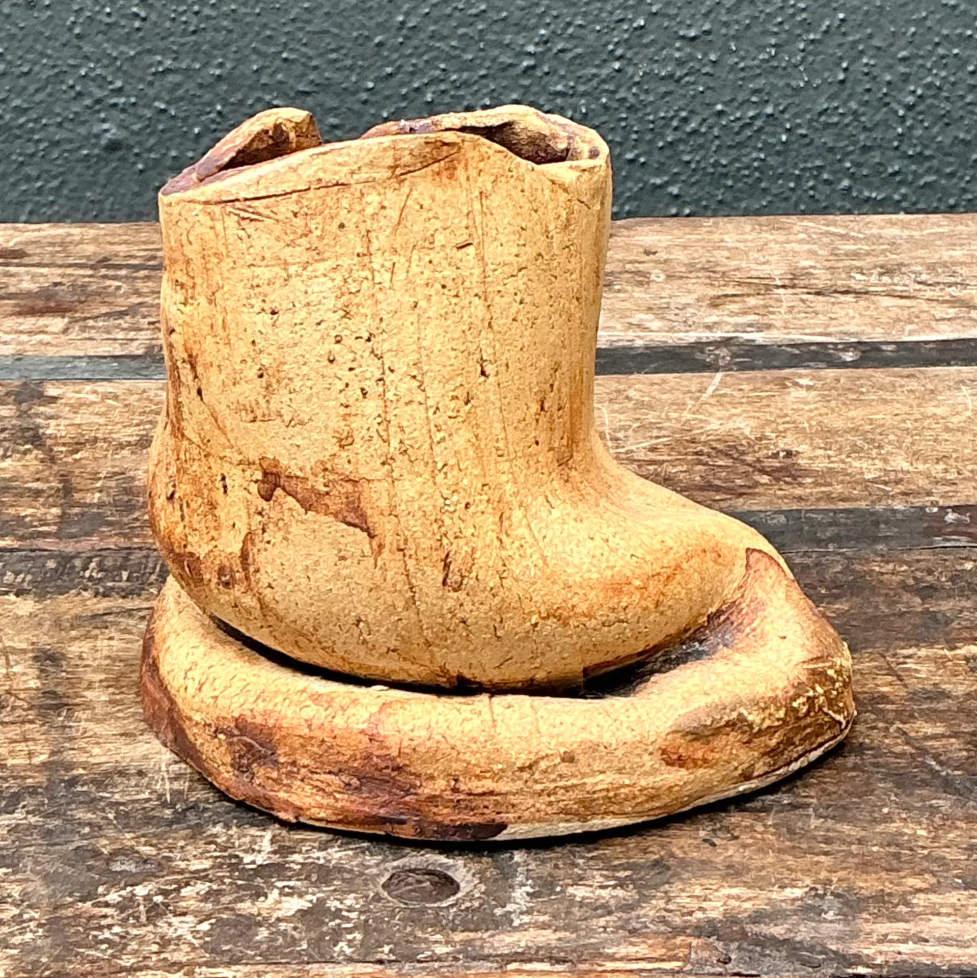 Vintage Organic Form Ceramic Vase — additional photo 4