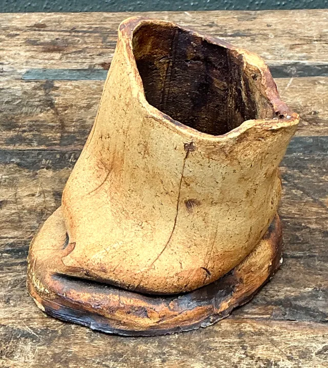 Vintage Organic Form Ceramic Vase — additional photo 8