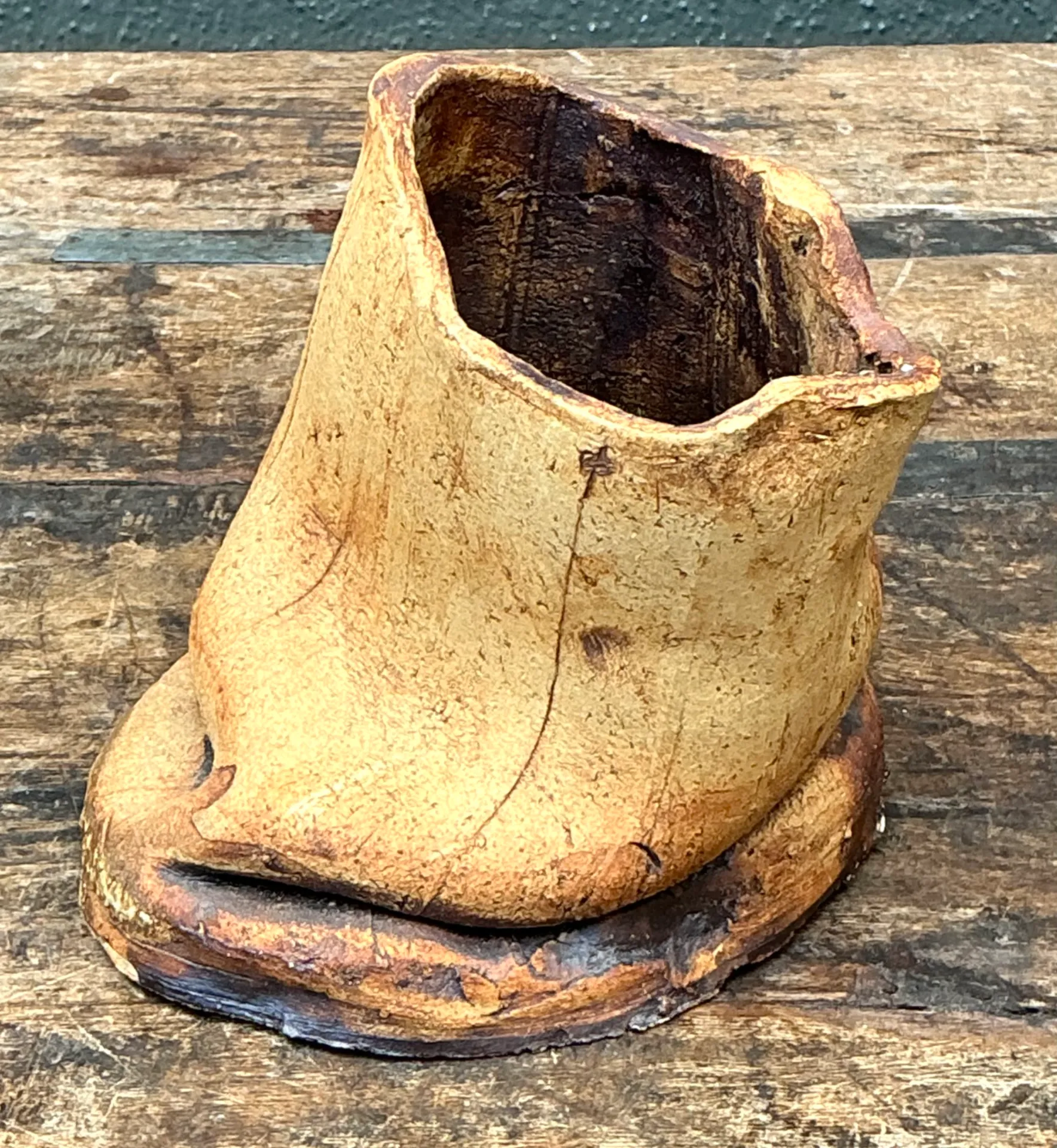 Vintage Organic Form Ceramic Vase — additional photo 1
