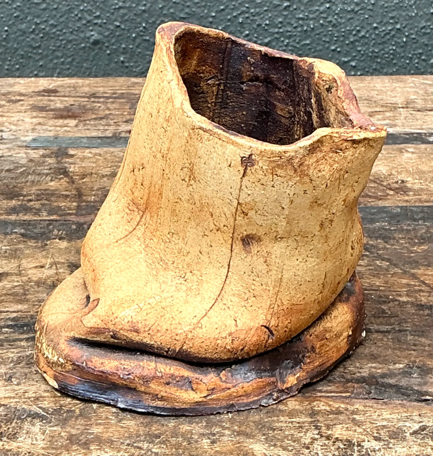 Vintage Organic Form Ceramic Vase — additional photo 3