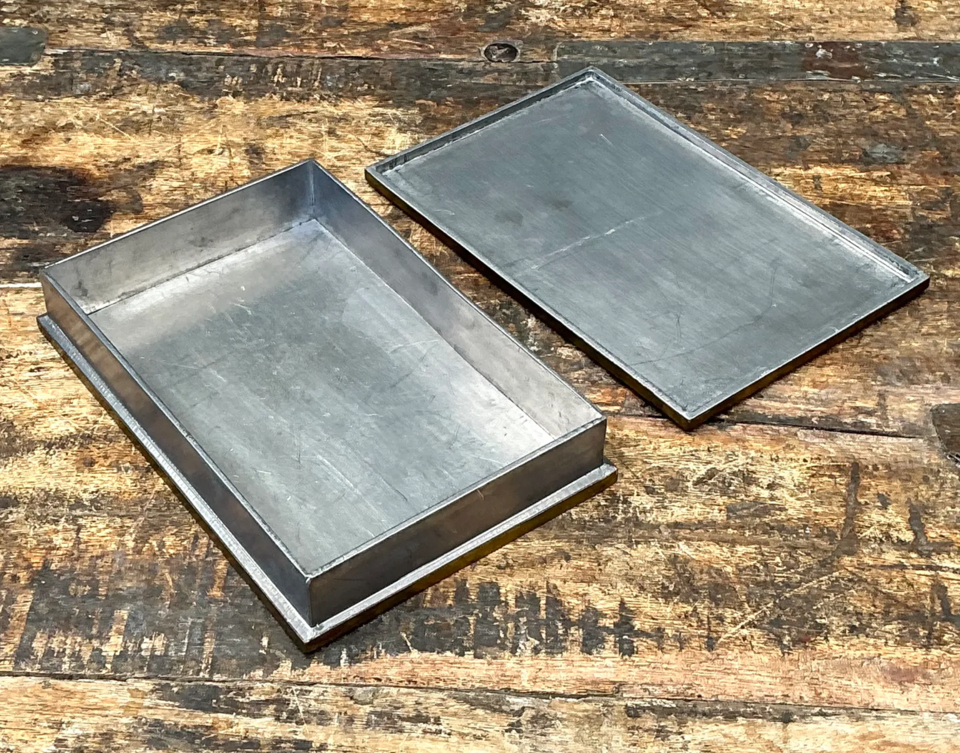 Vintage Greek Key Metal Box — additional photo 4