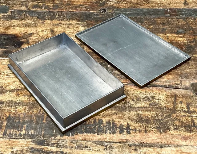 Vintage Greek Key Metal Box — additional photo 4
