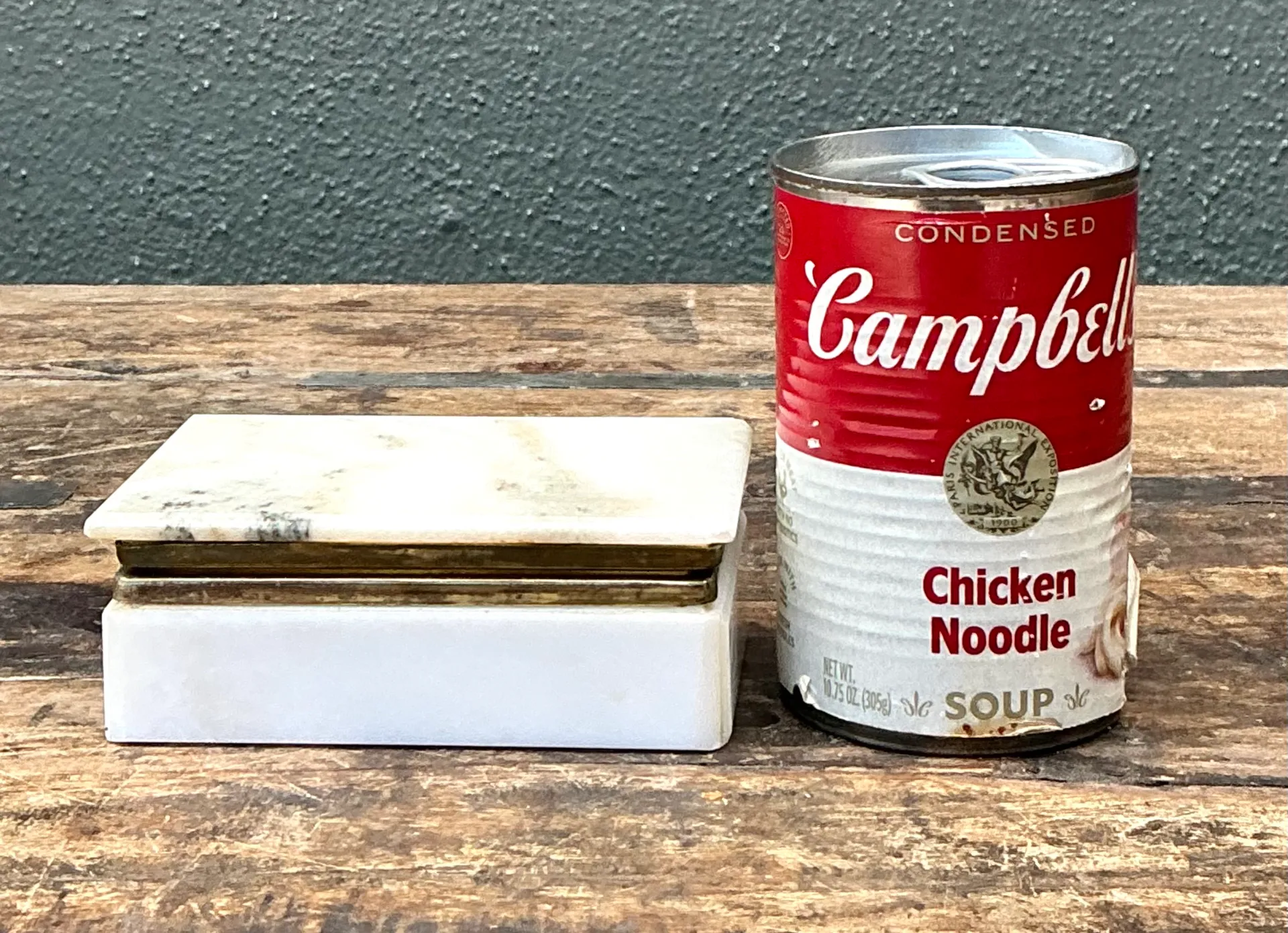 Vintage Stone and Metal Trinket Box — additional photo 5