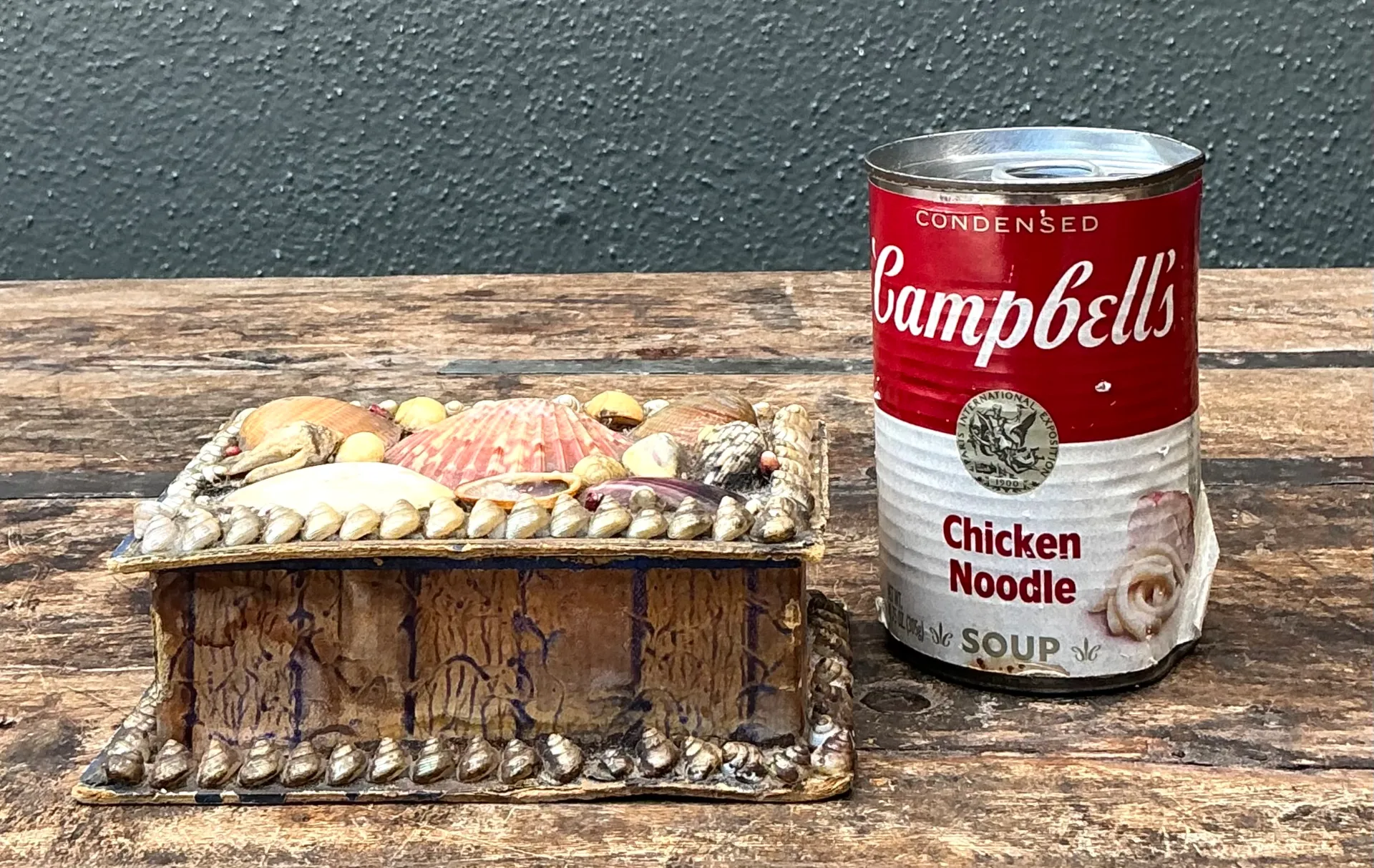 Vintage Shell Embellished Keepsake Box — additional photo 8