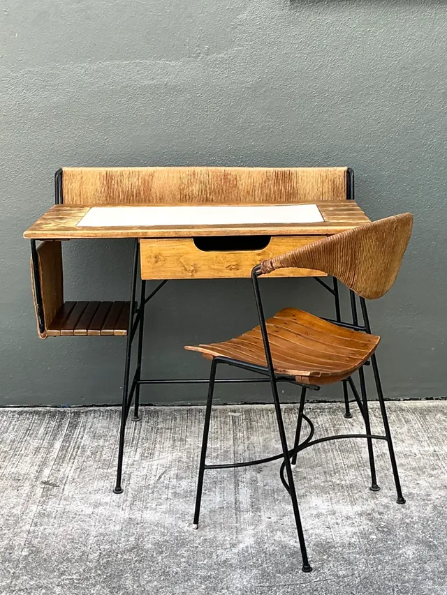 Arthur Umanoff Mid-Century Modern Desk and Chair Set — additional photo 6