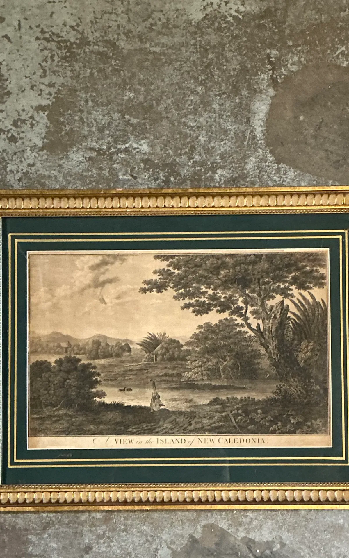 Vintage Framed New Caledonia Island Print — additional photo 7