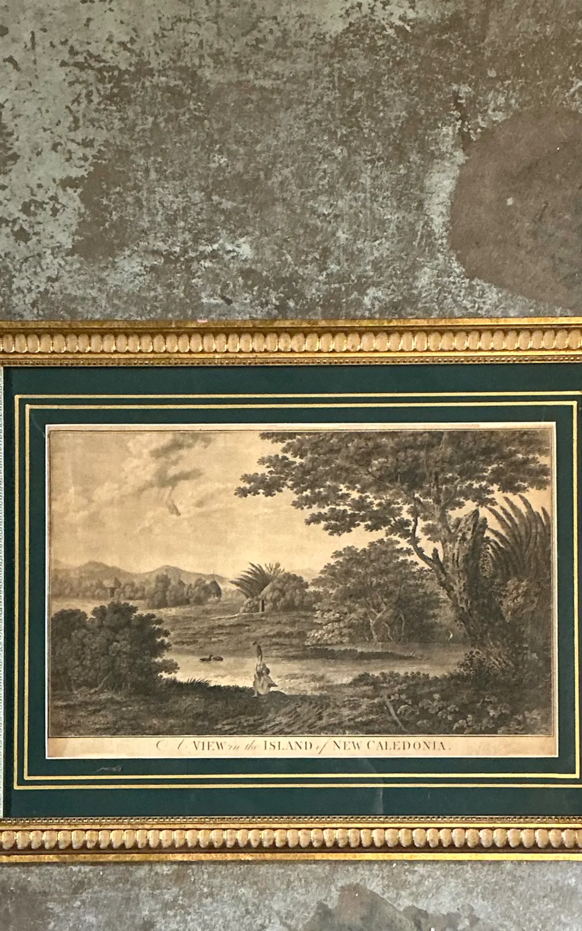 Vintage Framed New Caledonia Island Print — additional photo 8