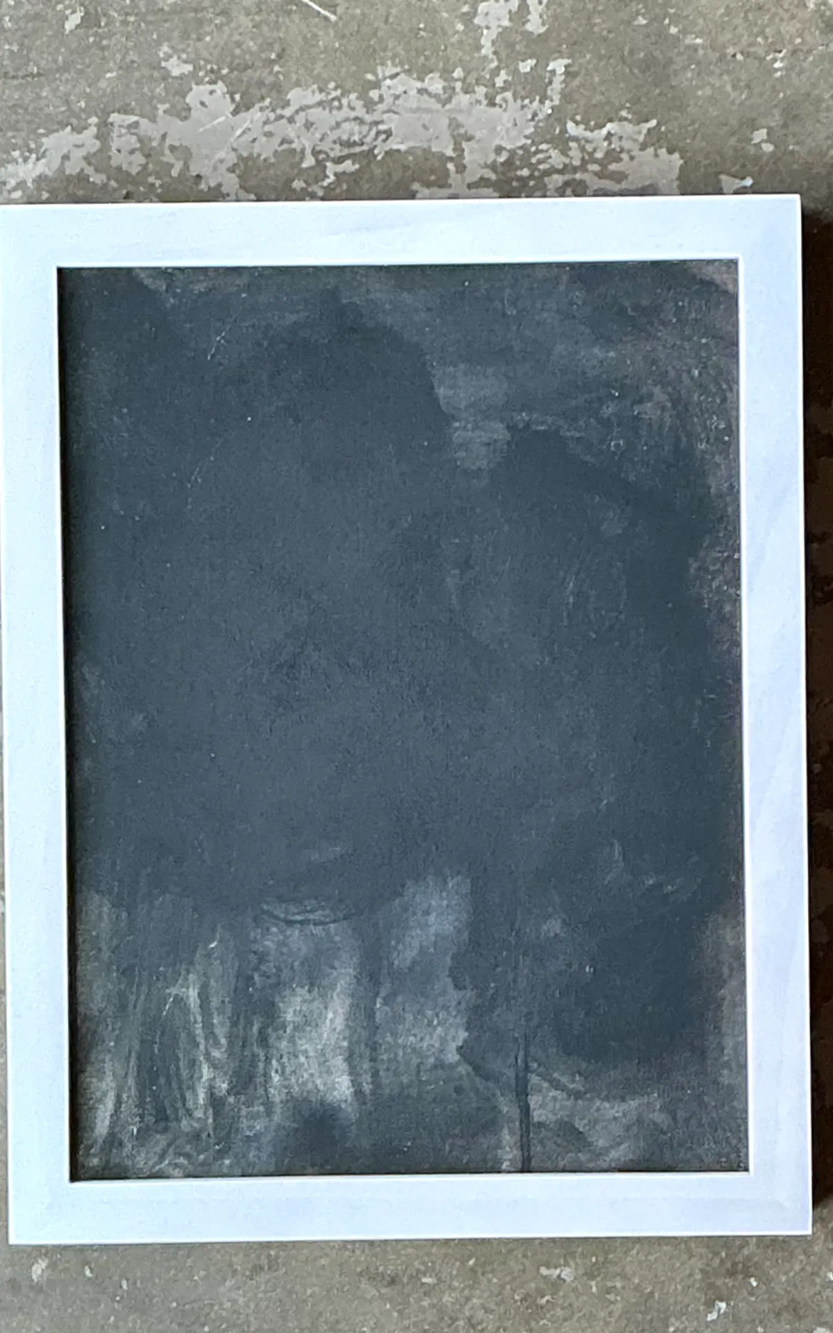 Vintage Black and White Abstract Expressionist Painting — additional photo 7