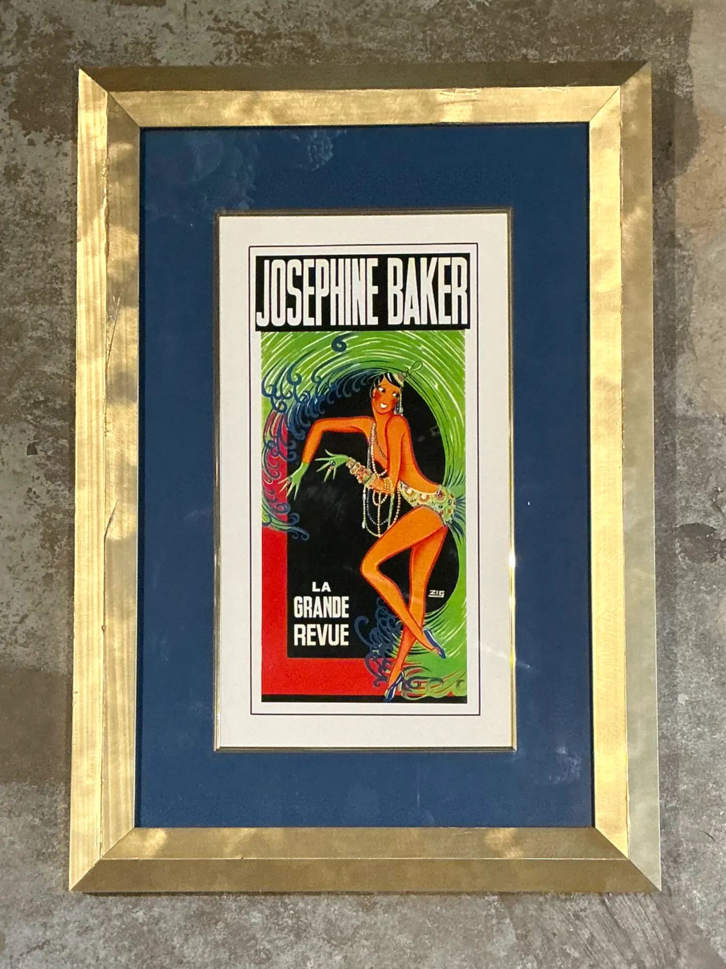 Vintage La Grande Revue Print in Frame — additional photo 4