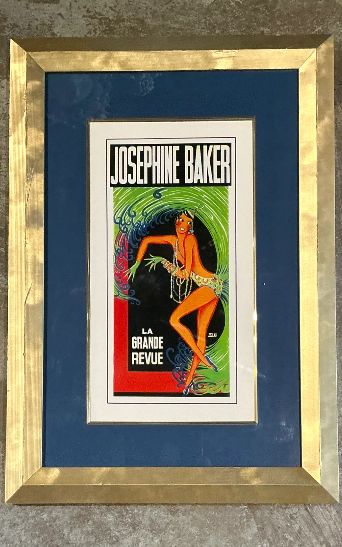 Vintage La Grande Revue Print in Frame — additional photo 4