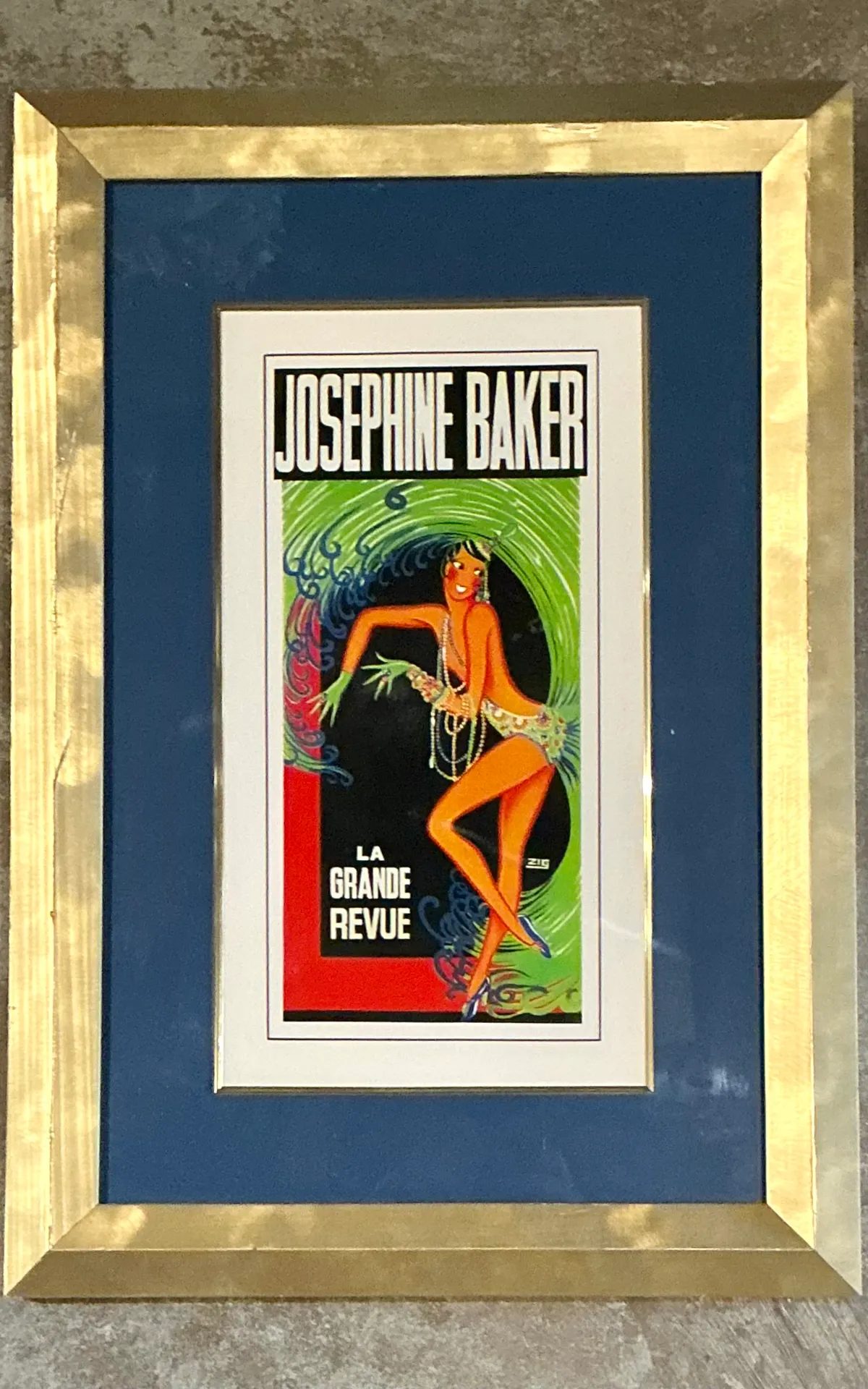 Vintage La Grande Revue Print in Frame — additional photo 8