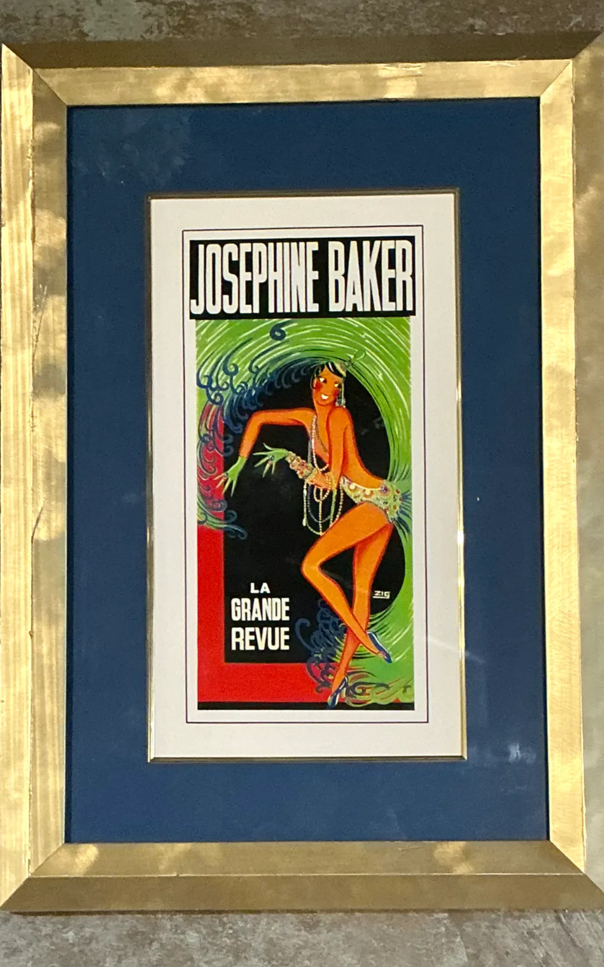 Vintage La Grande Revue Print in Frame — additional photo 6