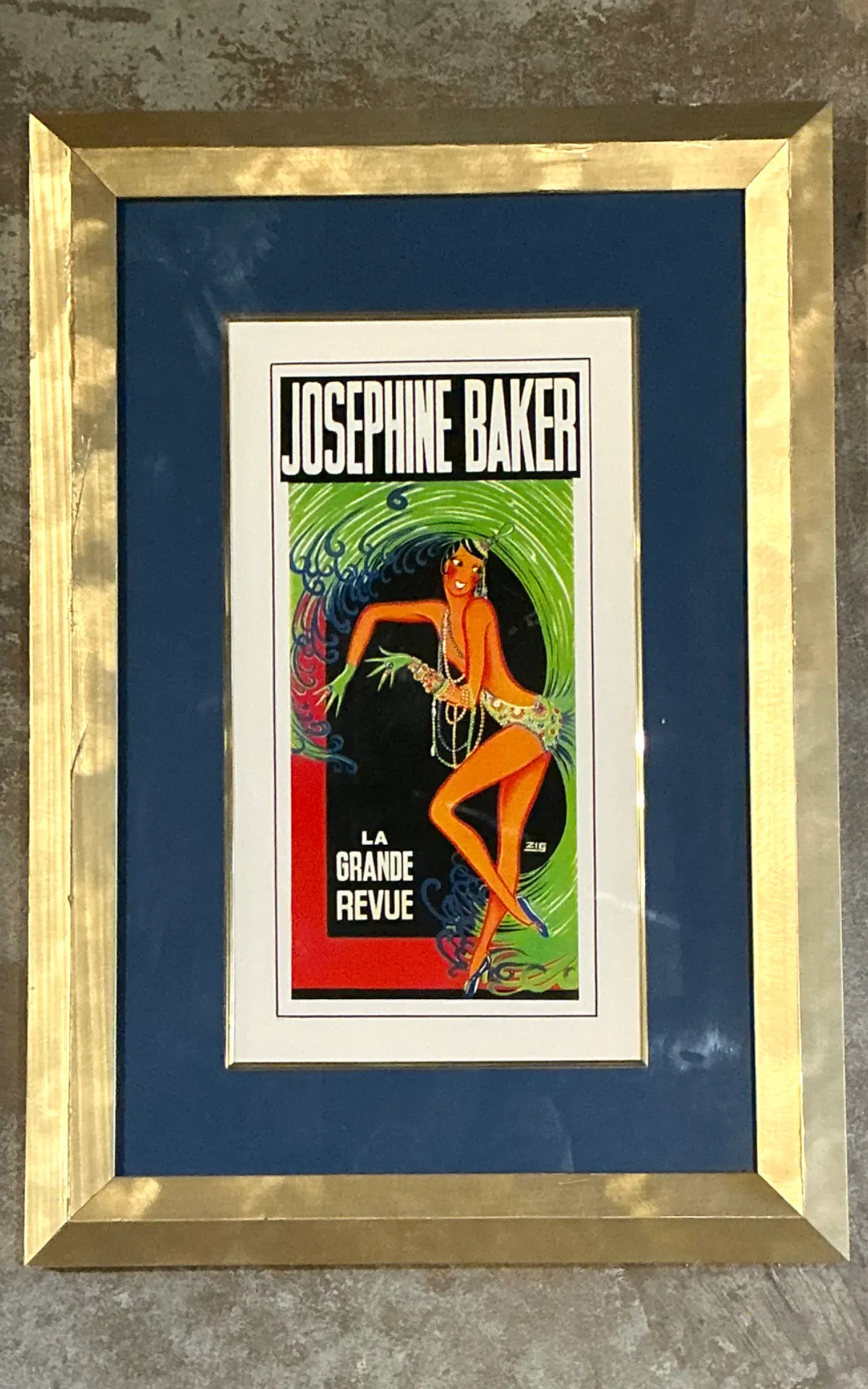 Vintage La Grande Revue Print in Frame — additional photo 5