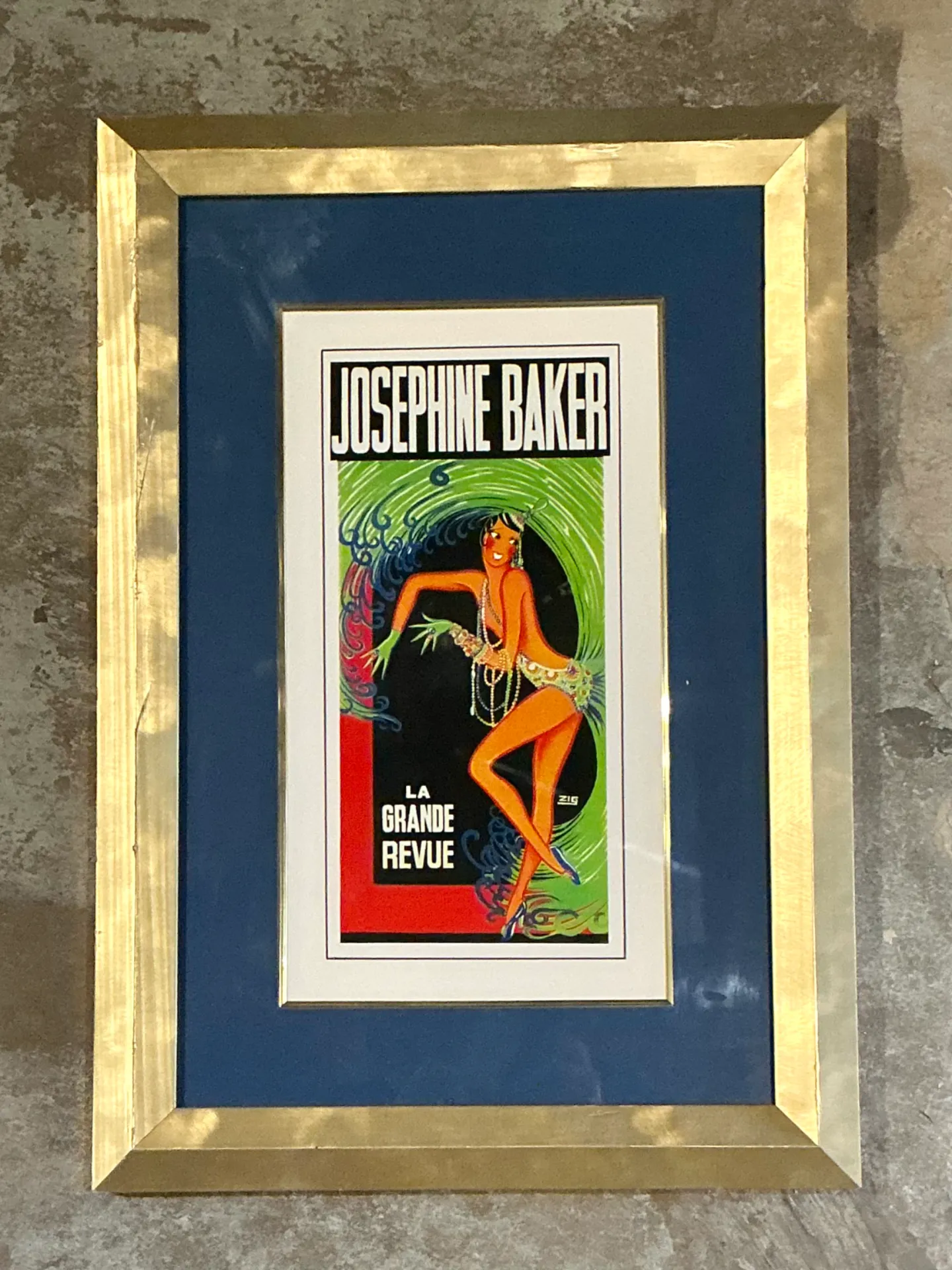Vintage La Grande Revue Print in Frame — additional photo 1