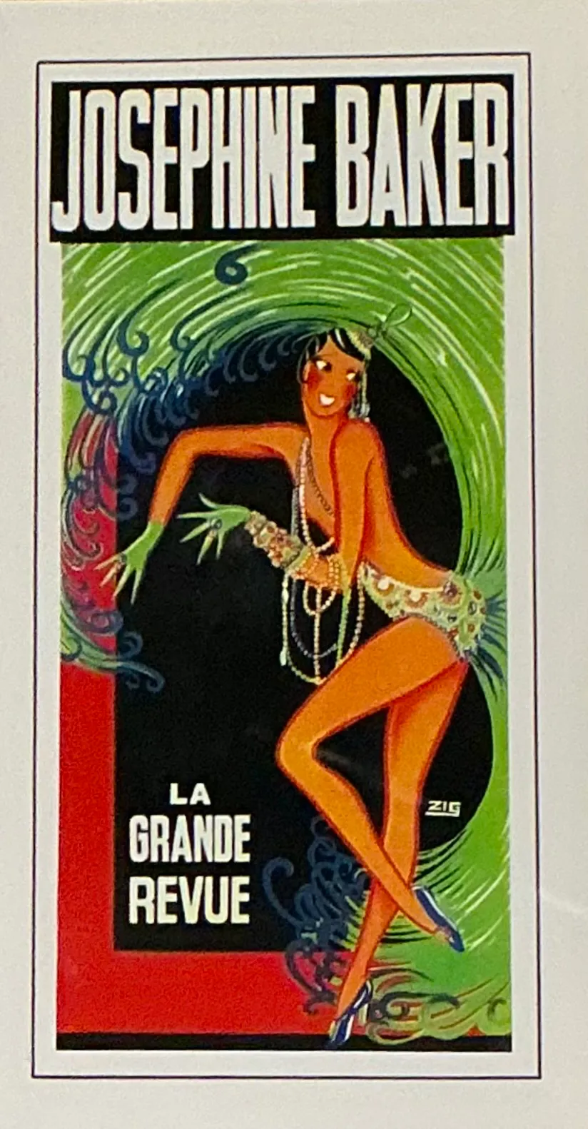 Vintage La Grande Revue Print in Frame — additional photo 3