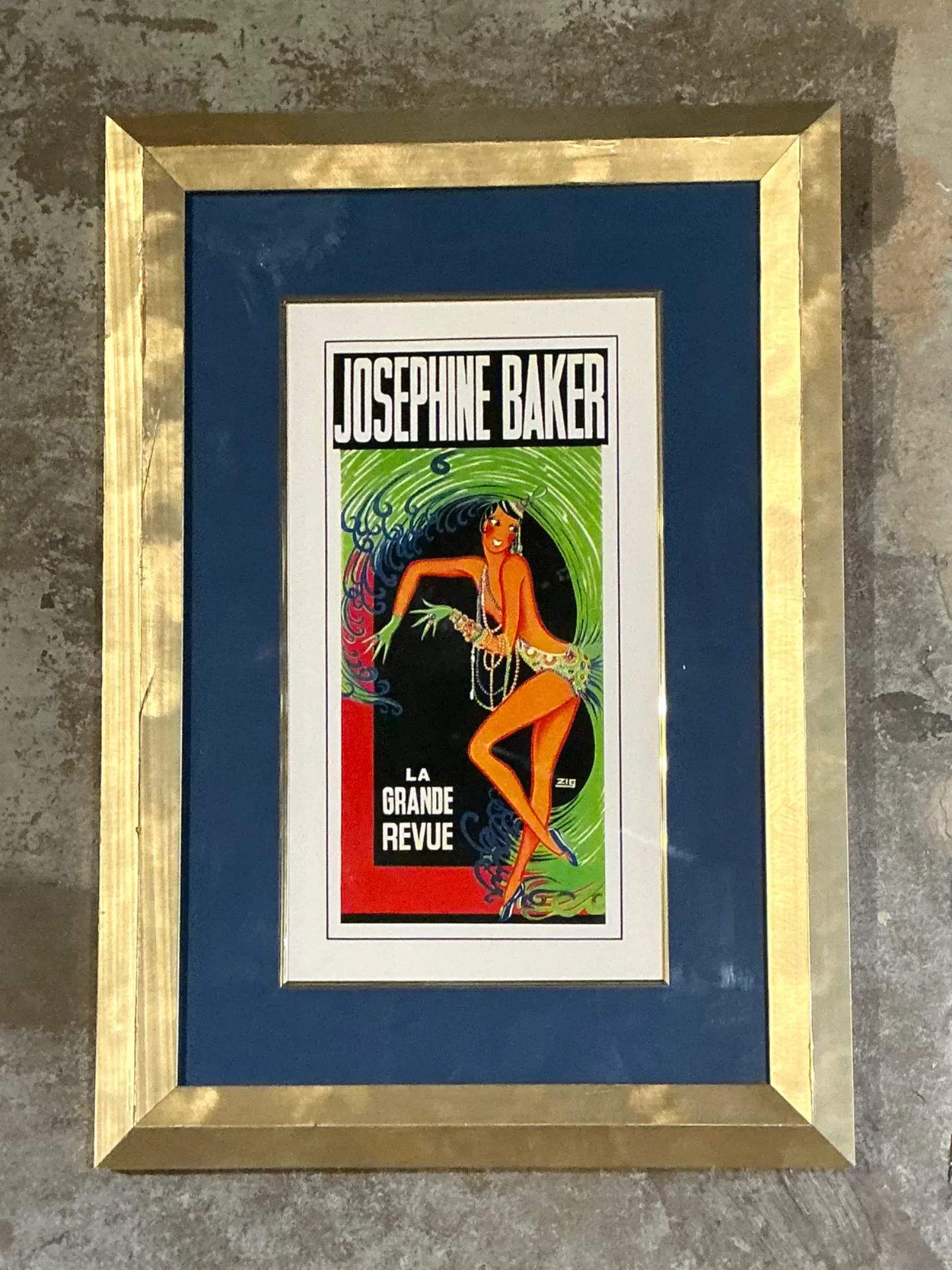 Vintage La Grande Revue Print in Frame — additional photo 7