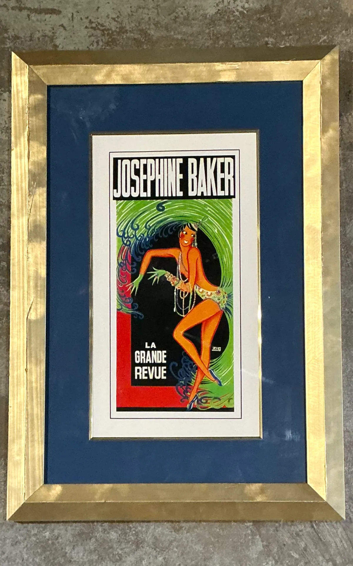 Vintage La Grande Revue Print in Frame — additional photo 7
