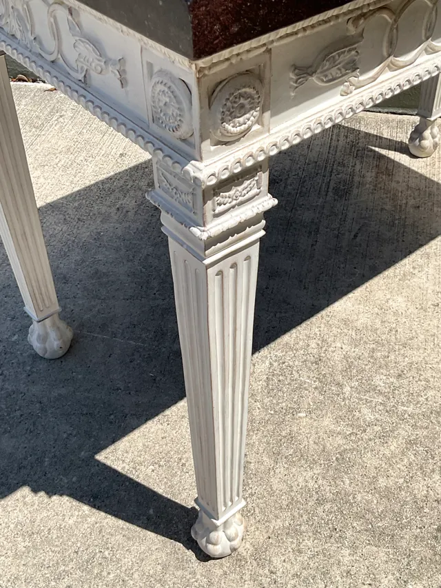 Vintage Stone and Wood Console Table — additional photo 8