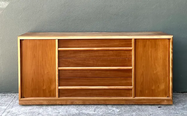 T.H. Robsjohn-Gibbings for Widdicomb Wood Credenza — additional photo 1