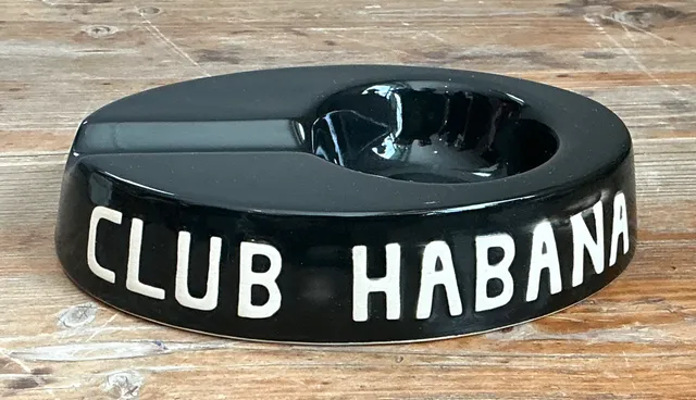Vintage Club Habana Black Ceramic Ashtray — additional photo 7