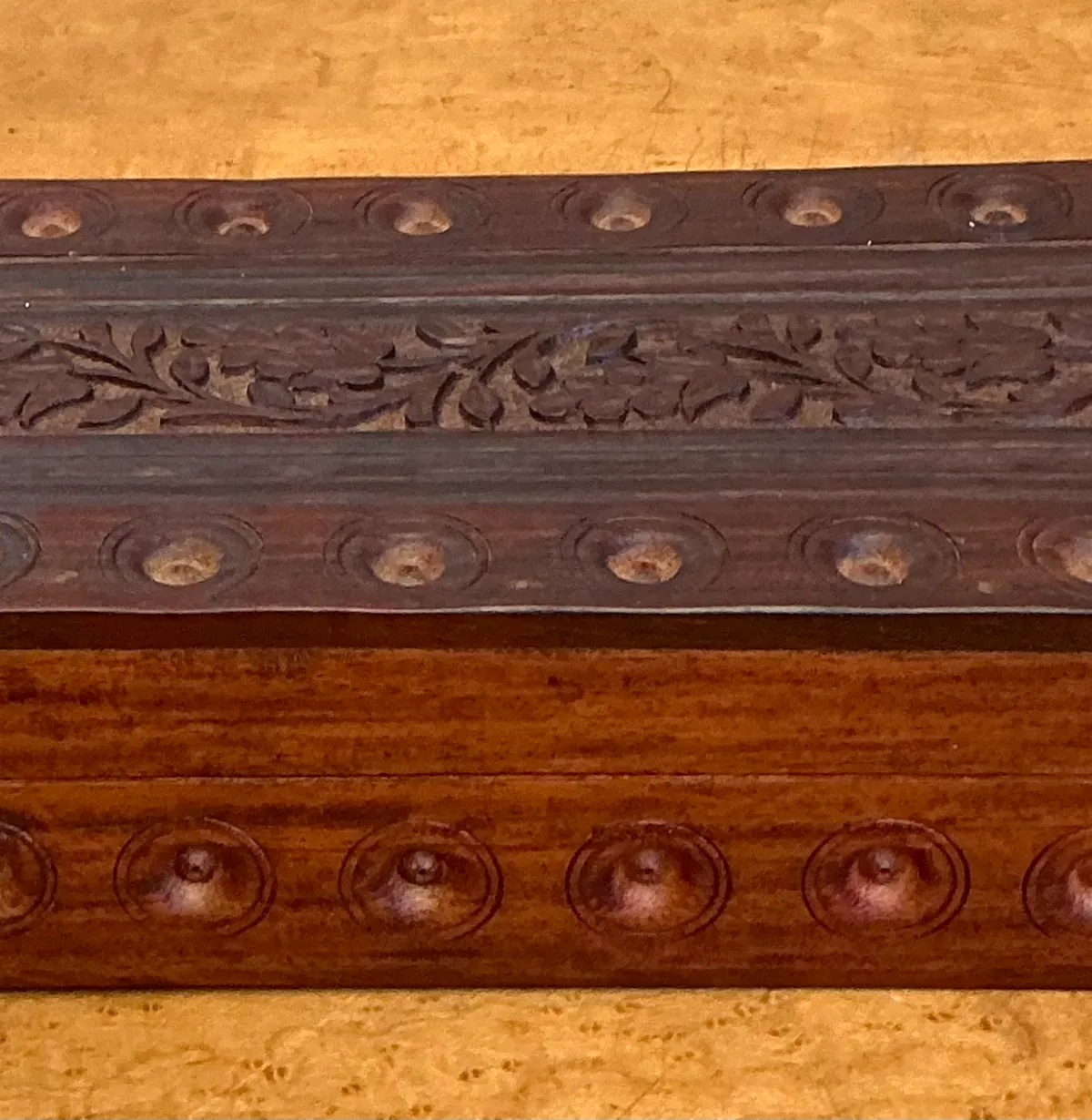 Vintage Carved Wood Trinket Box — additional photo 7