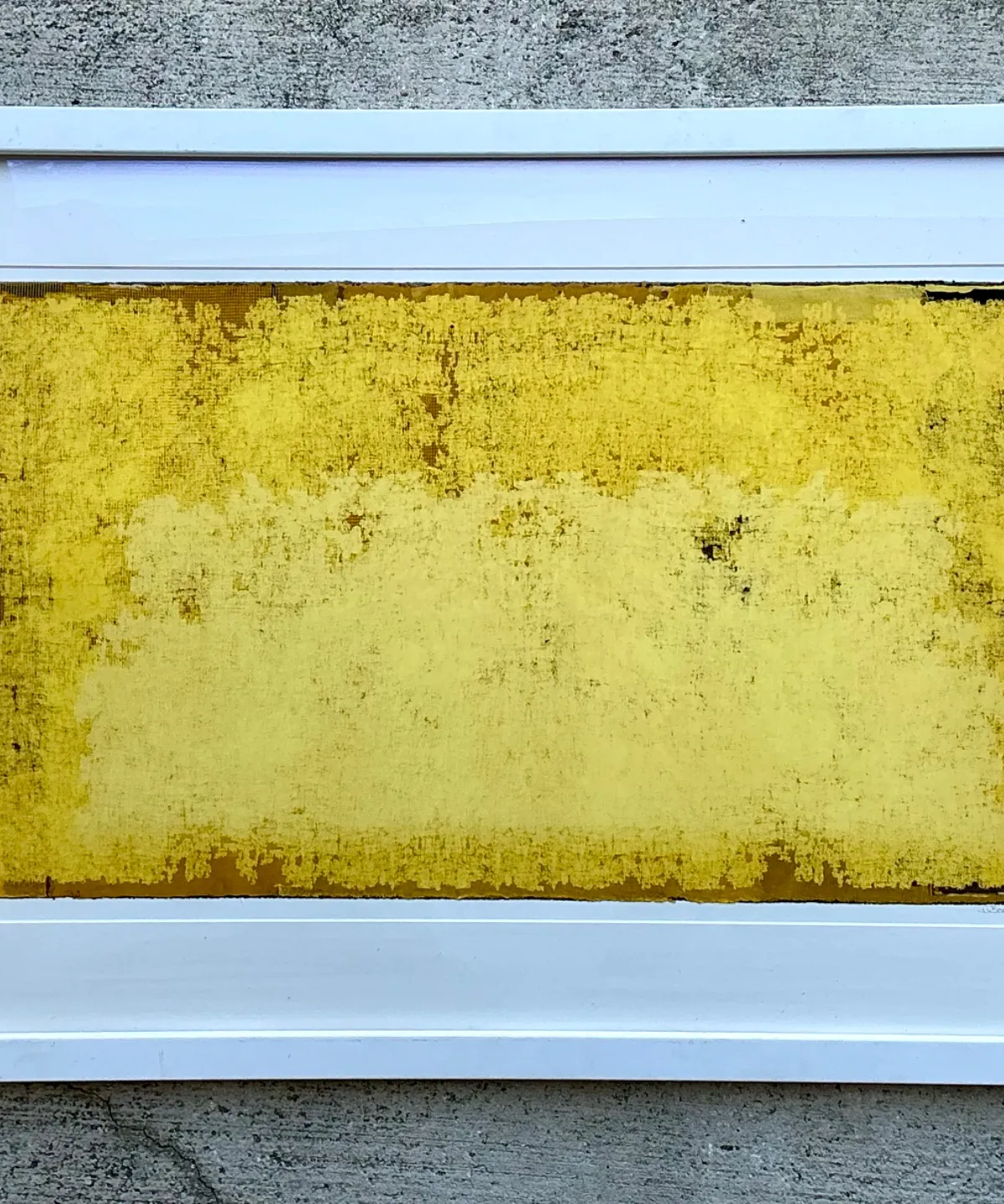 Framed Yellow Abstract Art Print — additional photo 6