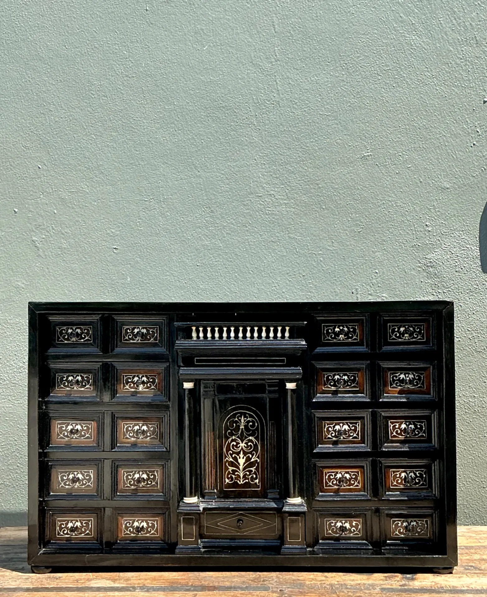 Vintage 17th Century Florentine Inlay Cabinet — additional photo 5