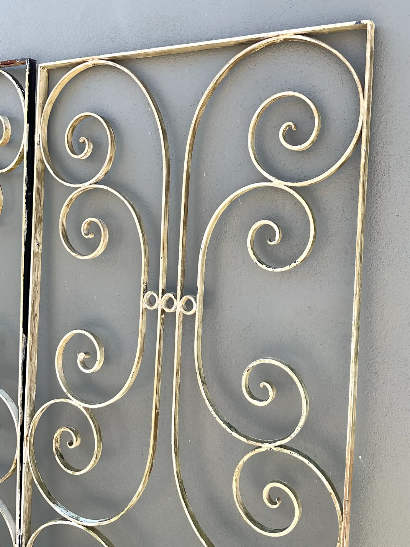 Vintage Wrought Iron Scrollwork Panels — additional photo 5