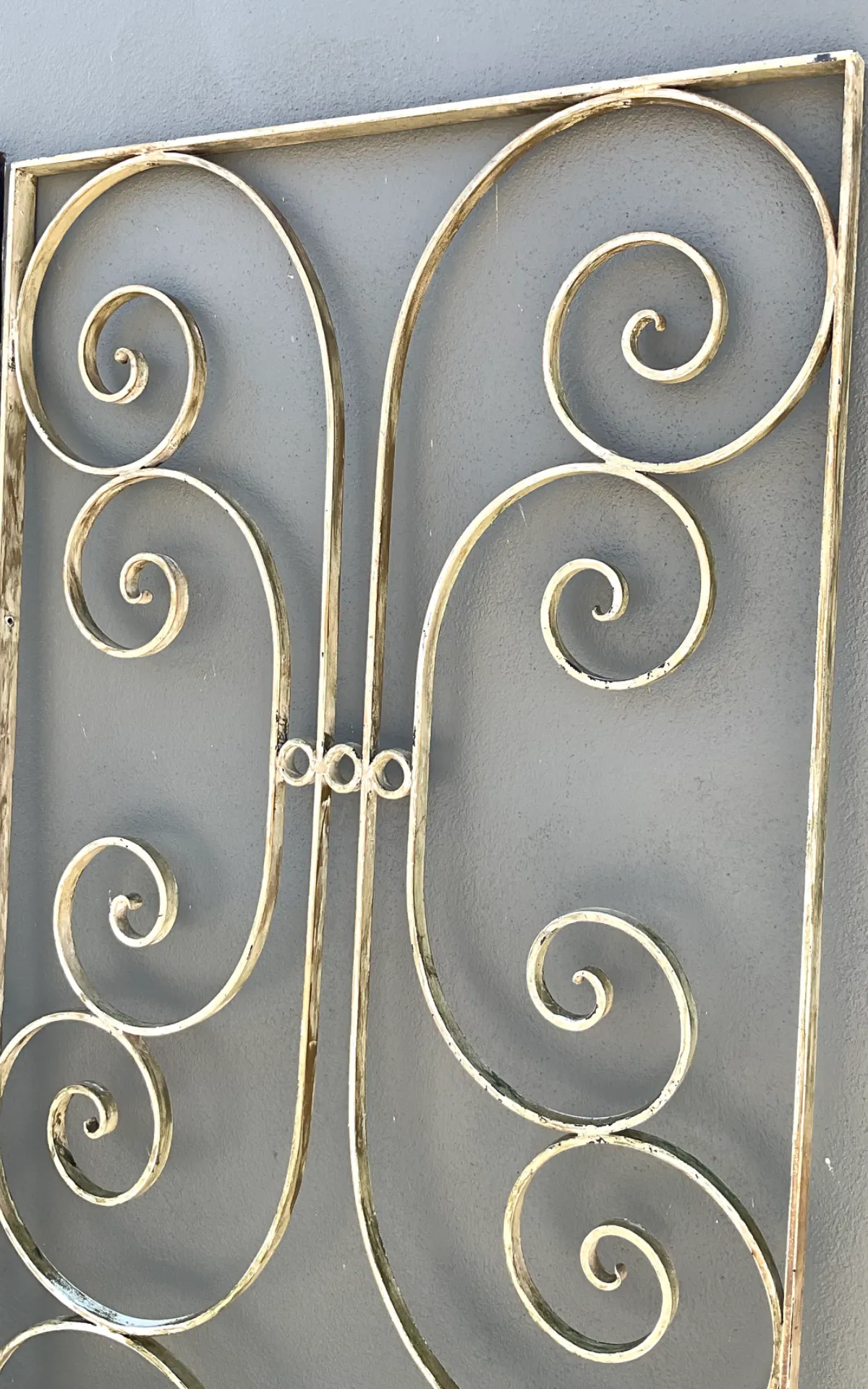 Vintage Wrought Iron Scrollwork Panels — additional photo 5