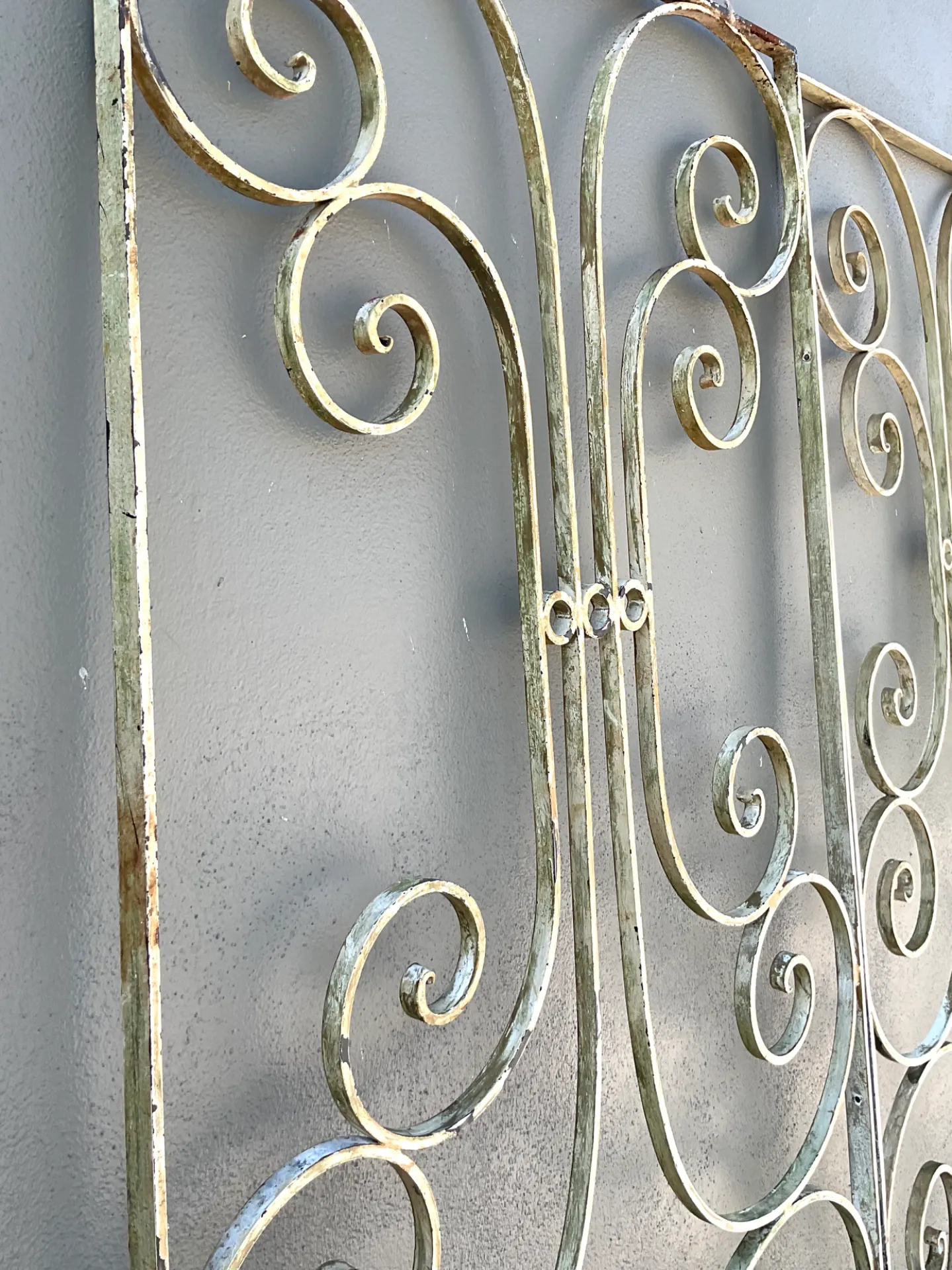 Vintage Wrought Iron Scrollwork Panels — additional photo 8