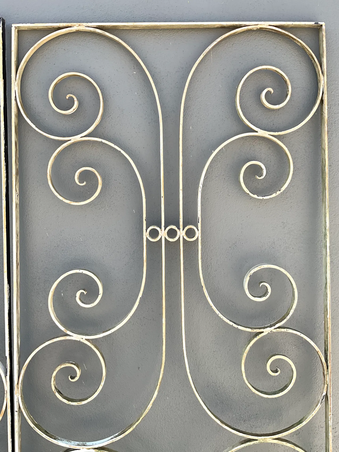 Vintage Wrought Iron Scrollwork Panels — additional photo 7