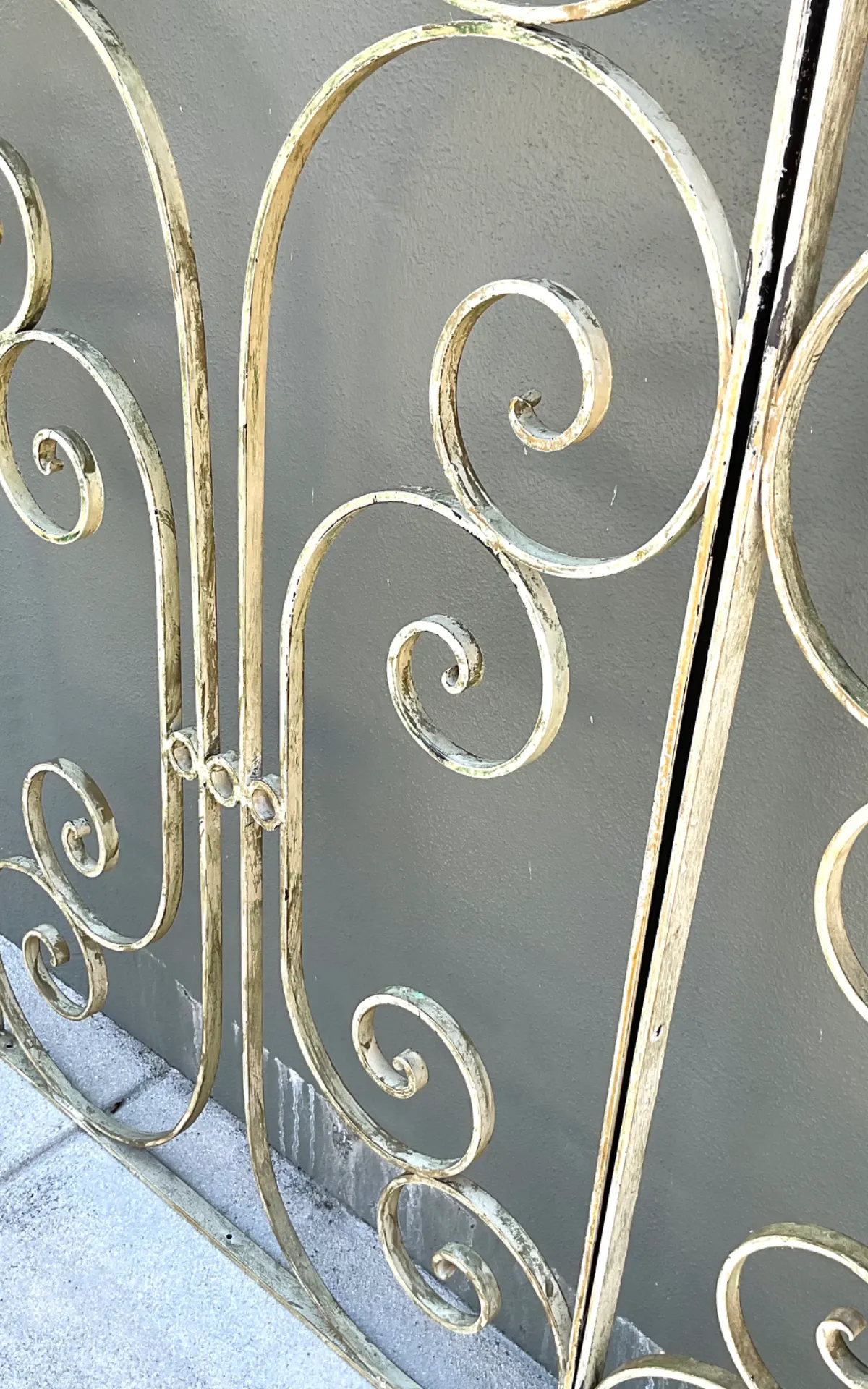 Vintage Wrought Iron Scrollwork Panels — additional photo 3