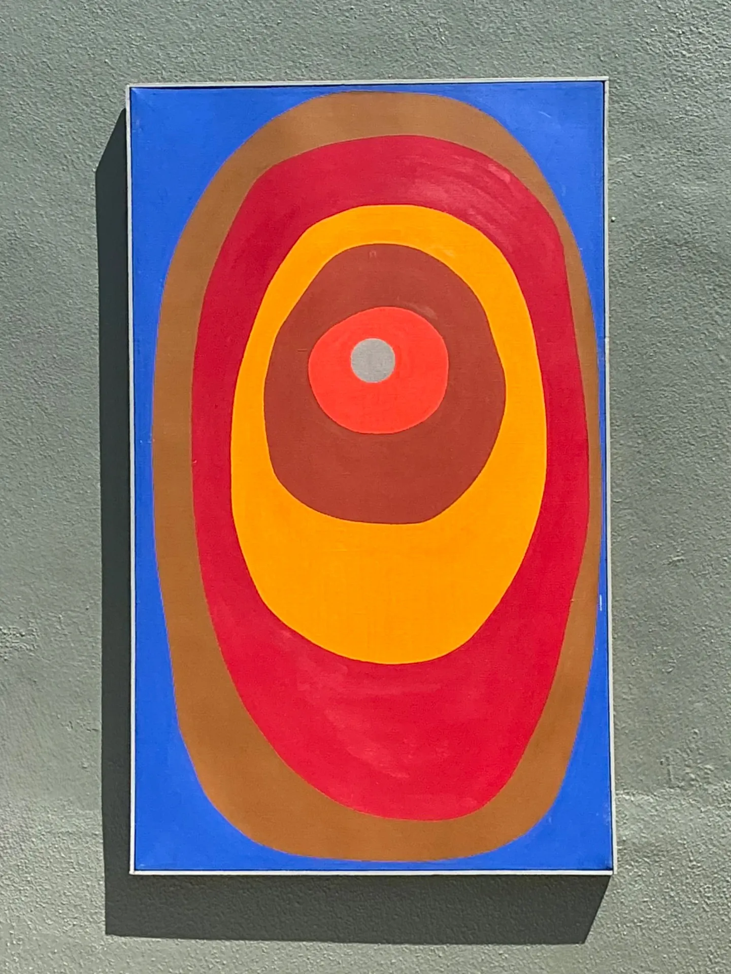Vintage Original Abstract Painting on Canvas — additional photo 2