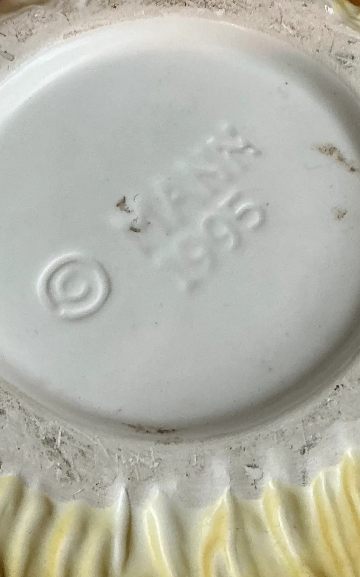 Vintage Green Ombre Ceramic Vase — additional photo 4