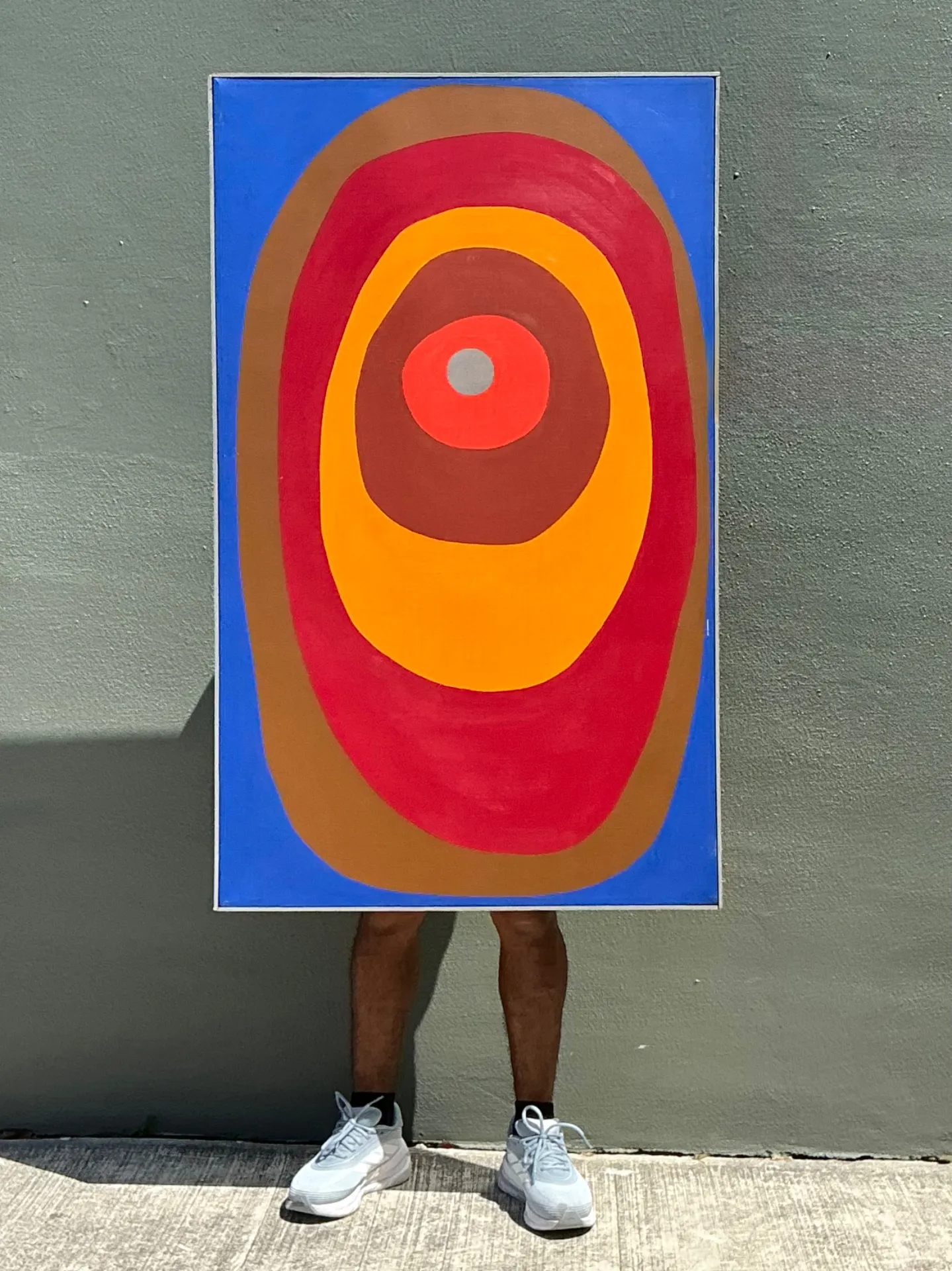 Vintage Original Abstract Painting on Canvas — additional photo 6