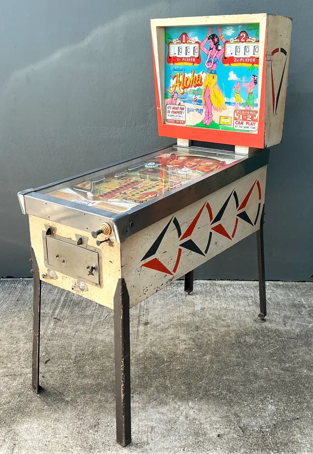 Vintage Gottlieb Aloha Pinball Machine — additional photo 3