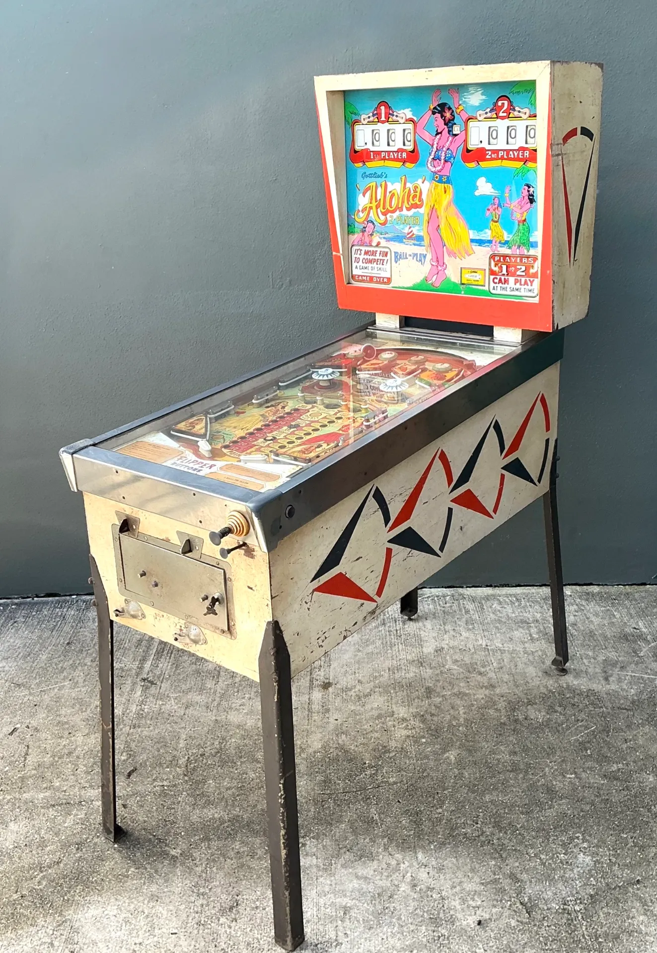 Vintage Gottlieb Aloha Pinball Machine — additional photo 4