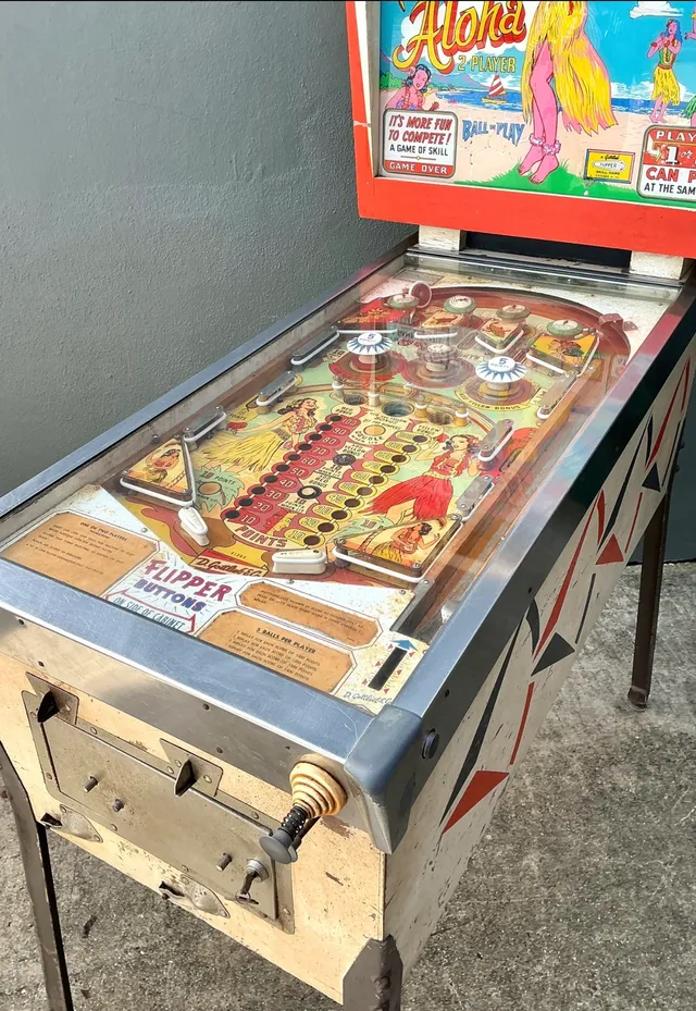 Vintage Gottlieb Aloha Pinball Machine — additional photo 6