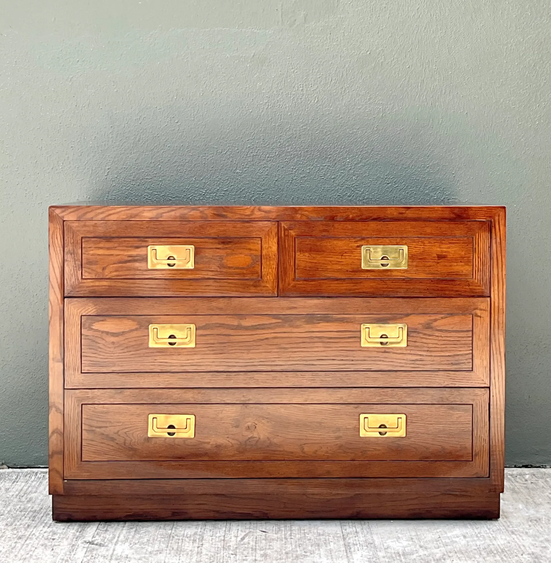 Henredon Four-Drawer Campaign Chest Of Drawers — additional photo 2