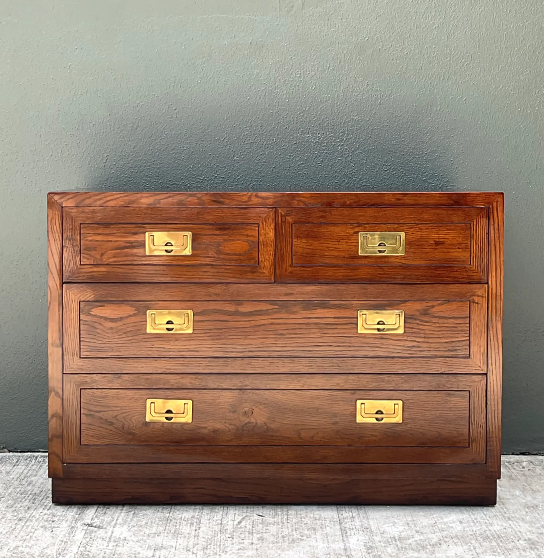 Henredon Four-Drawer Campaign Chest Of Drawers — additional photo 4
