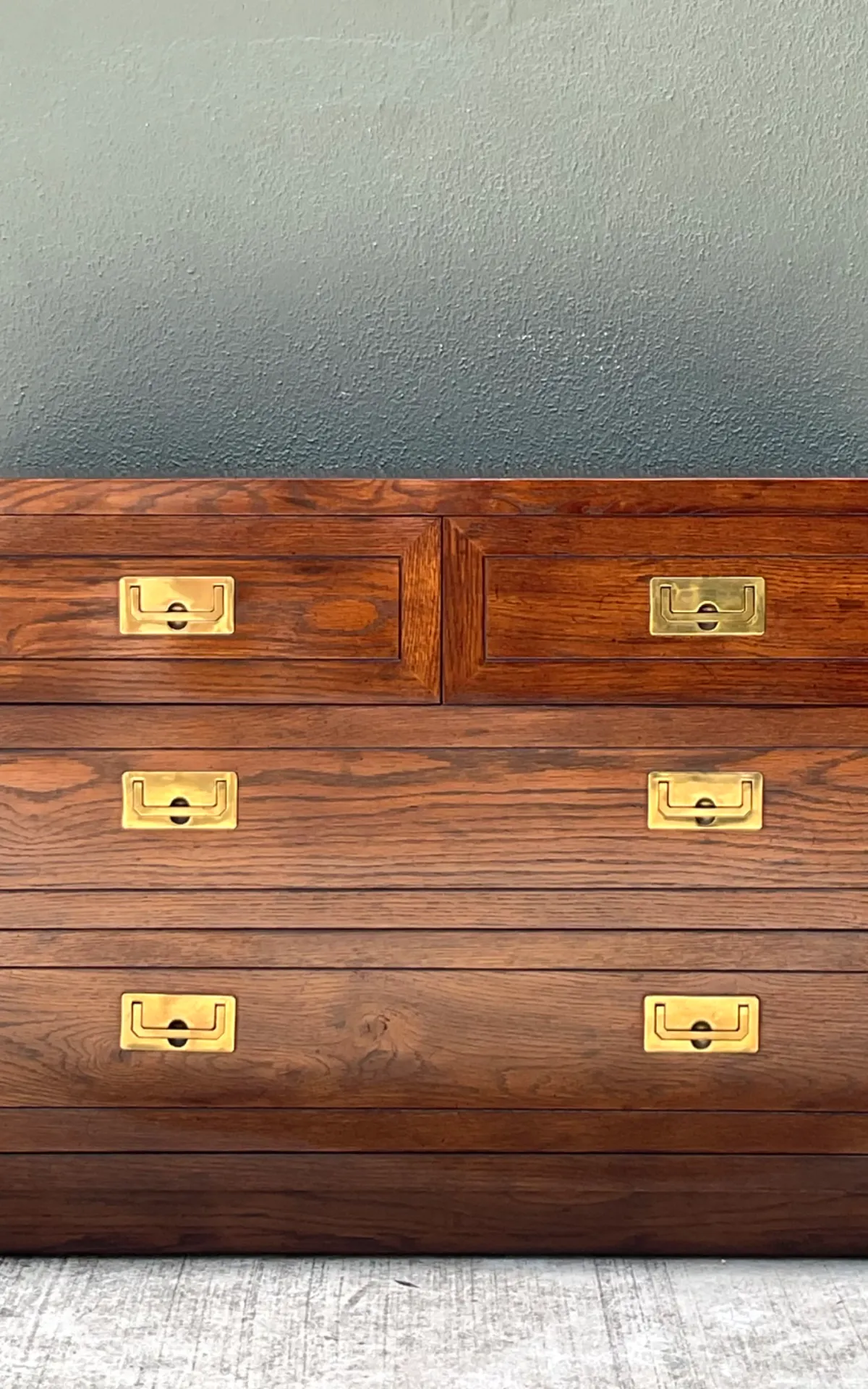 Henredon Four-Drawer Campaign Chest Of Drawers — additional photo 4