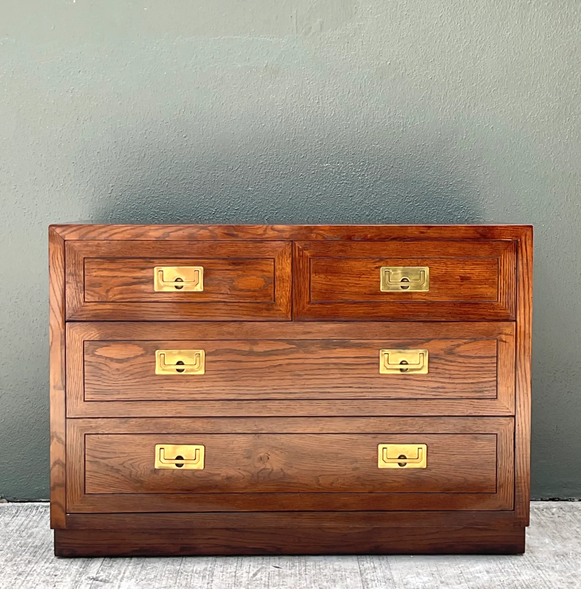 Henredon Four-Drawer Campaign Chest Of Drawers — additional photo 6